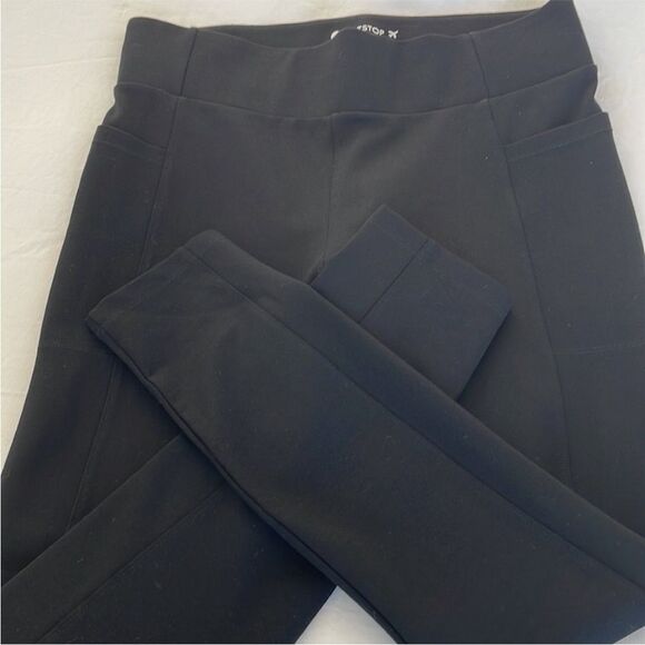 NxTSTOP TRVLEISURE Black Leggings skinny pants - Picture 4 of 5